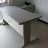 L型辦公桌150*70+側桌90*45含吊櫃