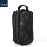WIWU Travel Cable Organizer กระเป๋าอุปกรณ์อิเล็กทรอนิกส์สามชั้น กระเป๋าผู้จัดงานสำหรับ Cables/Mouse/