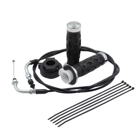 Universal Throttle Twist Grip 78" Scooter Throttle Cable Set For GY6 50ccc 80cc 125cc 150cc 139QMB 1