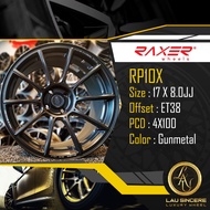 Raxer RP10X 17 X 8.0JJ 4X100 Gunmetal
