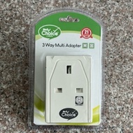 My Choice 3 Way Multi Adapter Plug