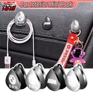 BMW Car Mini Hook Self-adhesive Car Backseat Hook Organizer For USB Cable Storage Earphone Key Self 