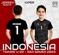 Jersey kiper timnas indonesia u 22 anak baju bola sea games 2023 kamboja
