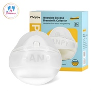 PHANPY Wearable Silicone Breastmilk Collector for Handsfree Free Breast Milk Collector