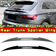 For Audi A3 8Y Rear Trunk Spoiler Rear Trunk Wing Trunk Spoiler Trunk Wing for Audi A3 8Y Sportback 