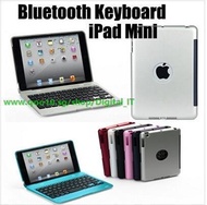 Wireless Bluetooth Keyboard with Holder Platics Case for Apple iPad Mini- laptop keyboard