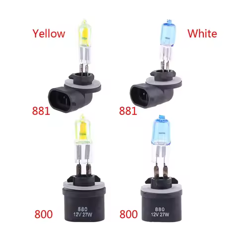 Car Truck Headlight Fog Lamp Bulb 880/881 12V 27W LED Bulb Bright Halogen Bulb N84F