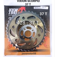 SCORPIO VIXION 428 37 T 37T REAR PULL GEAR