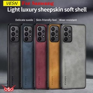 Luxury Sheepskin Matte Shockproof  Phone Case For Samsung ss Galaxy M55 M53 M52 M32 M23 M15 A7 J8 J7