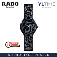 Rado Lady R27685152 True Deco Black Ceramic Quartz Watch (100% Original &amp; New)