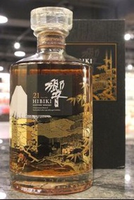 高價回收威士忌whisky Hibiki 21 Years Special Edition 響 21年 機場花鳥風月特別版