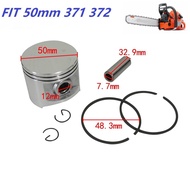 Engine Rebuild 50mm Piston Ring Pin Circlip Kit for Husqvarna 365 371 362 371XP 372 372XP Chainsaw S