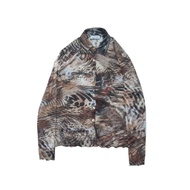 KEMEJA Mariani mesh top animals print leopard shirt y2k depop y2k fairycore coquette cotage core gru