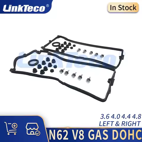 Engine Parts Valve Cover Gasket Set Kit 3.6 4.0 4.4 4.8 L V8 GAS N62 For BMW 550i 650i 750i X5 Alpin