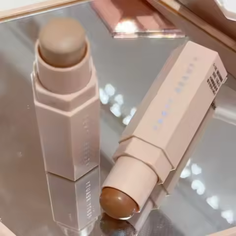 Fenty Beauty Contour Stick Concealer Face Highlighter Shadow Matte Makeup Setting Powder Lasting Moi