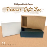 1Pc Kraft Paper Drawer Gift Box