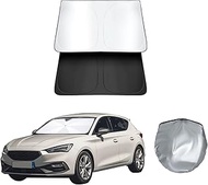 Sun Protection Windscreen for Seat Leon MK3 5F with Storage Bag, UV Blocking Heat Insulating Windscr