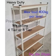 🔥High Quality [400kg] 4 Tier & 5 Tier Boltless Shelving Boltless Rack Shelf Storage Rak Besi Rak Seb