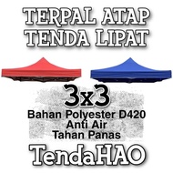 Terpal Atap Tenda Lipat Ukuran 3x3 Meter