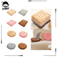 [ Biscuit Shape Cushion Decorative Soft Floor Cushion for