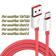 65W USB C PD Warp Charger Cable  Type C To Type C Cable For Oneplus 8T 8Tplus + 9 Pro 9R 9RT Nord 4 