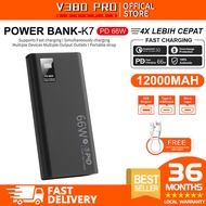 V380 PRO powerbank 200000mah original fast charging PD66W outdoors portable power source Super large