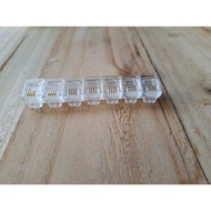 100 4-pin RJ11 heads, price excluding vat