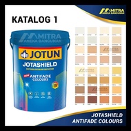 UNIK! CAT TEMBOK EKSTERIOR LUAR JOTUN JOTASHIELD ANTIFADE COLOURS 2,5 LITER KATALOG 1 / WARNA BROKEN