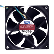 Brand New AVC DS08025R12U 8cm 8025 12V 0.70A Four-Wire PWM High Air Volume Cooling Fan