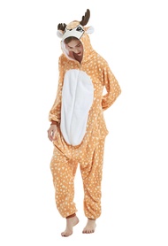 LUSJNGE Unisex Adult Animal Onesie Pajamas Halloween Christmas Cosplay Costume one-piece pajamas for