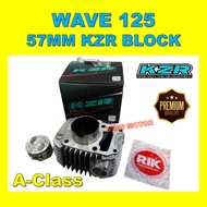 WAVE 125 RACING BLOCK ASSY 57 MM KOZI 57MM W125 FOR HONDA WAVE125 W125 125S 125X SET WITH PISTON RIN
