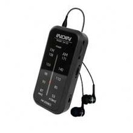 INDIN Portable Radio, Supports AM/FM Stereo, Personal Pocket Radio With Headphone Jack, Powered By 2