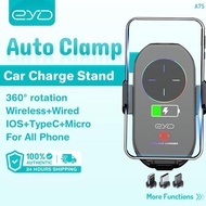 EYD Car Magnetic Wireless Charger Auto-Camping Fast Charging Phone Holder