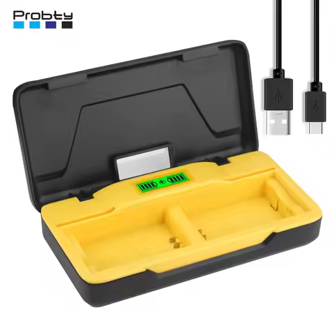 Probty EN-EL25 EN EL25A Battery Charger 20W Fast Charging w SD Card Slots For Nikon Z Series Z50 Z30