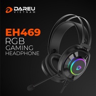 [HCM]Tai Nghe Dareu EH469 RGB (USB 7.1 LED RGB Black)