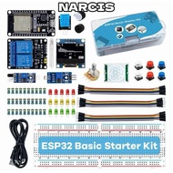 NARCIS ESP32 Starter Kit, DIY Standard Development Board Starter Kit,  Professional Learning WiFi De
