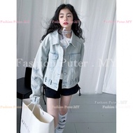 Girls Jacket New Style Big Kids Girls Denim Jacket Cardigan Top