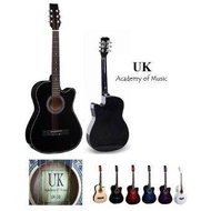 UK Acoustic Guitar 38 Inch (Black)
