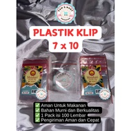 PLASTIC CLIP 7x10 ziplock CONTENTS 100 SHEETS