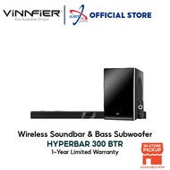 Vinnfier Hyperbar 300 BTR Wireless Soundbar With Bass Subwoofer