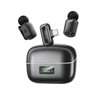 bamaxis Bewinner Mini Wireless Lavalier Microphone  AI Noise Reduction Voice Changer 10h Charging Ca