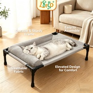 LDECO Pet Bed for Cats & Dogs - Breathable Mesh Design Durable Cat Bed - Removable & Moisture-Proof 