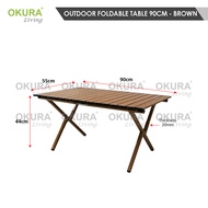 OKURA Foldable Camping Table Camp Table Camping Folding Table Ultralight Carry Bag Meja Camping ι²θ₯ζ‘ε