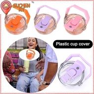 SUCHENMY Bottle Lid, Transparent Splash Spill Proof Cup Lid, Universal Multicolor Replacement Therms