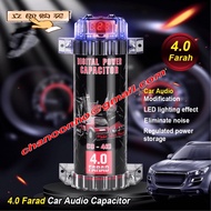 High Performance Car Audio Power Capacitor【CO-410 4.0 Farad / AX-888 8.0F】with Light Digital Display
