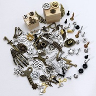 Diy diy group building handmade steampunk robot Making Gear Screws Wings Alloy Accessories Creative 