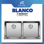 BLANCO ANDANO 400/400-U 86.5CM DOUBLE BOWL STAINLESS STEEL KITCHEN SINK