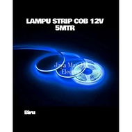 MERAH HIJAU FLEXIBLE STRIP light COB 12V DC 12 VOLT 320 LED 5 METER / ROLL 8mm flex light 5mtr WARM 