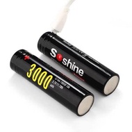 Soshine - 18650 3000mAh保護板USB直充 3.7V充電鋰電池 2粒連盒