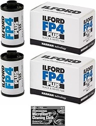 Ilford FP4 Plus 35mm, 36 Exposures Black and White Medium Speed All-Purpose Negative Film (2-Pack) w